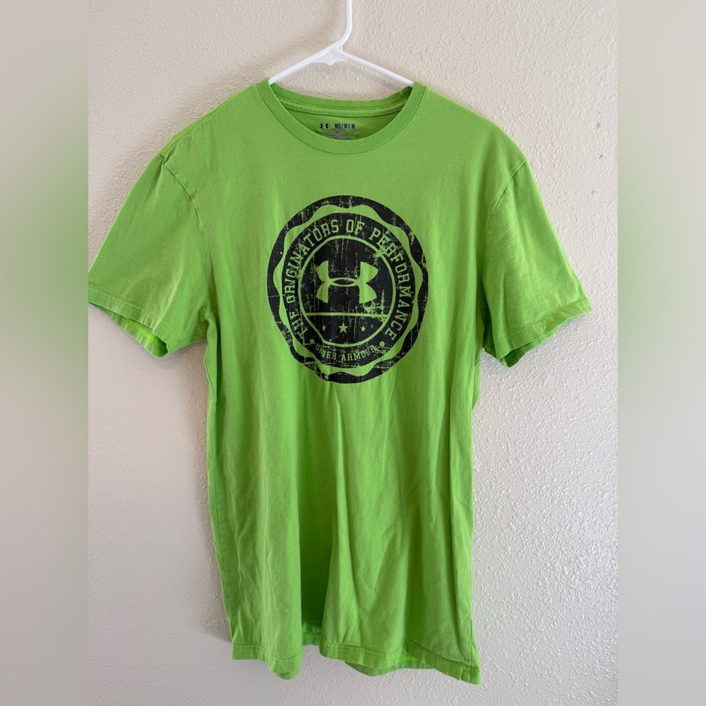 Under Armour Men's Bright Green Graphic Tee
